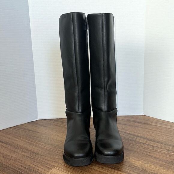 DONALD J. PLINER Ryker Leather Lug Boot Black - Picture 6 of 13